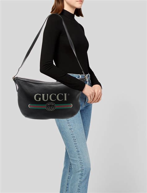 gucci hobo maxi logo|vintage gucci hobo.